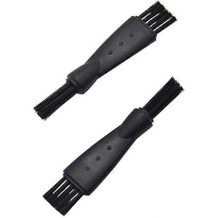 8-pakning 60 mm rengjøringsbørster i plast for krydderkverner - Svart