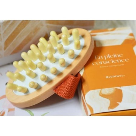 Massagebørste - MY LITTLE BOX - I fuld bevidsthed - Energisk - Blodcirkulation - Praktisk