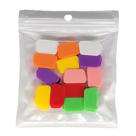 14st Färgade Skoberlocker Träsko Sandaler Dekorationer FÄRGRIK