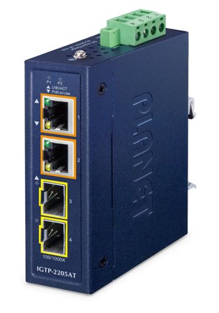 Planet IP30 Compact size 2-Port