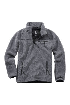 Jacke Brandit Teddyfleece Troyer Anthrazit M