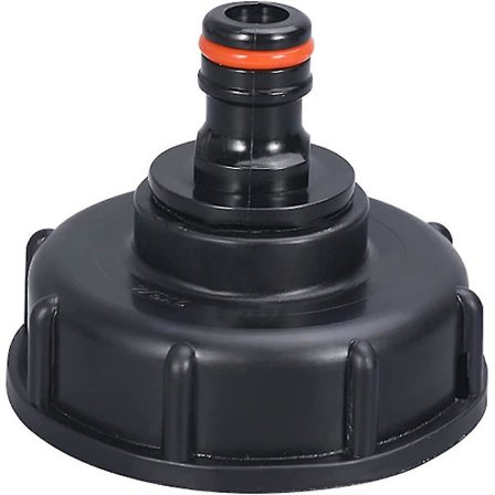 Xqday Mlloaayo Ibc Tank Adapter S60x6 Grov Tråd Lagring Tank Deksel 1/2 3/4 Tommer