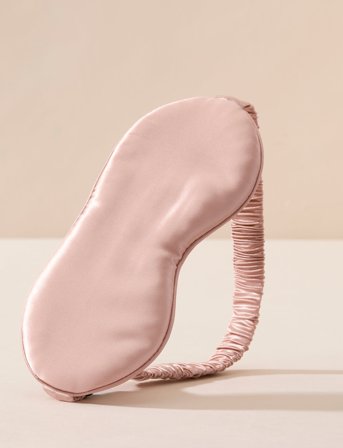 Lenoites Mulberry Sleep Mask - Pink - ONE SIZE