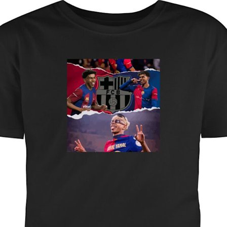 Barn T-shirt Yamal Fotboll Spelare Barcelona