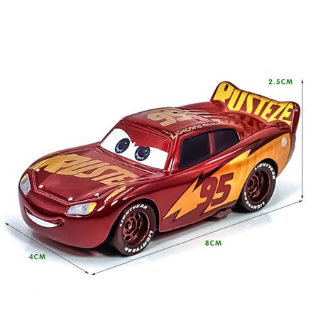 Disney Pixar Bilar Och Plan Lot Blixten 1:55 Diecast Modell Leksaker Gåva Lös Bil