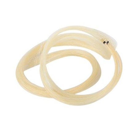 2 Hanks profesjonelle fiolinbuer mongolsk hingst hår (hvit) som vist på bildet)