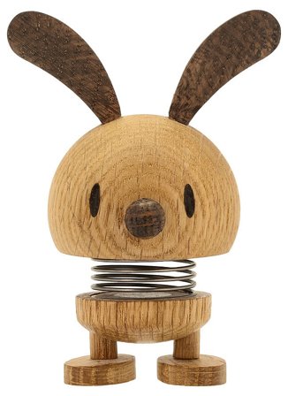 Hoptimist Bunny Lille/ eg, Tøj & Bolig, Indretning, Figurer Og Pynt