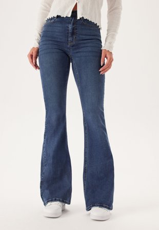 BUBBLEROOM-High Flare Superstretch Jeans-42