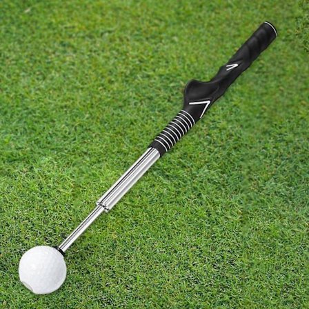 Teleskopisk golftränare för svingträning, justeringspinne, balans, styrka, uppvärmningsgrepp, stång för inomhusbruk