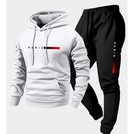 2026 Ny Herre Hættetrøje Brev Løs Hættetrøje Frakke Lange Ærmer Bukser