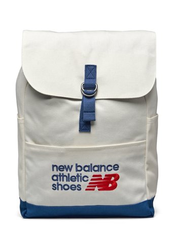 New Balance Canvas Backpack - White - ONE SIZE