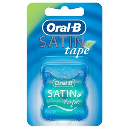 Tandtråd - Oral-B - Satin Tape 25m - Stort mintdoftande band för tandkött