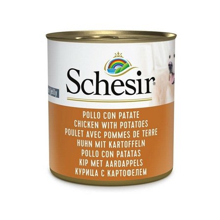 Schesir Pollo Con Patate Cibo Umido Cani Adulti Lattina 285g
