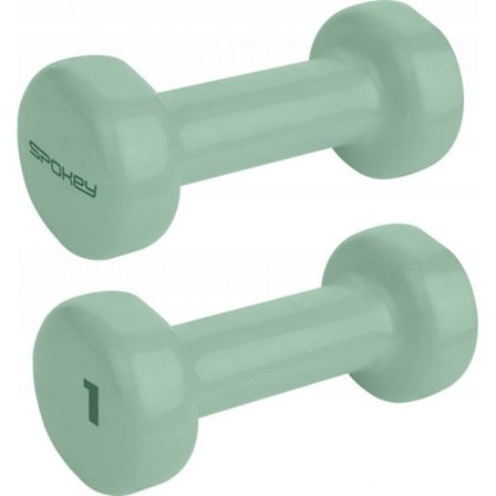 Stång - hantlar - Spokey hantlar i vinyl Shape 2 x 1 kg