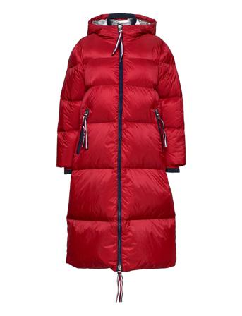Icon Over D Down Coat Red Tommy Hilfiger