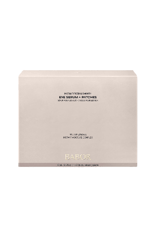 BABOR Instant Fresh & Smooth Eye Serum + Patches Ögoncreme Unisex 30 ML