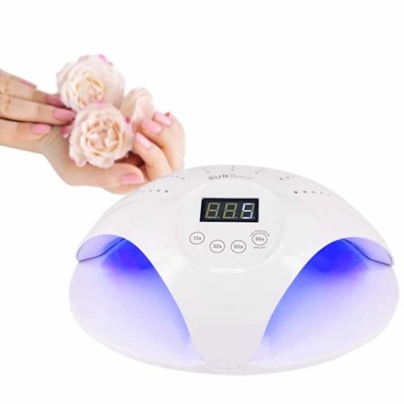 LED UV-lampa för två händer