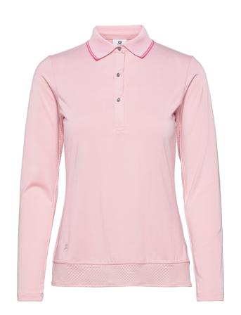 Corina Ls Polo Shirt Pink Daily Sports