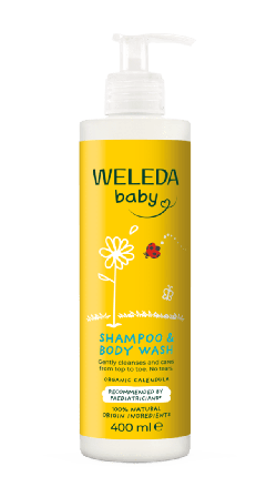 Weleda Calendula Shampoo & Body Wash Kroppsvård hygien Unisex 400ML