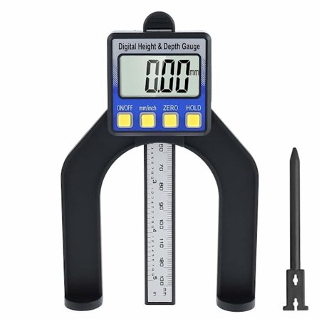 Digital Dybdemåler for Bordsirkelsag, 2 i 1 Stor Magnet, Slitesterk