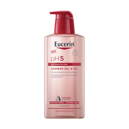 Eucerin pH5 Shower Gel & Oil, 400 ml