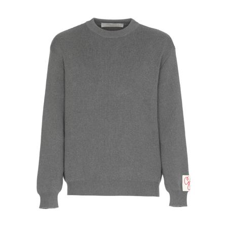Golden Goose, Sweater Grijs, Heren, Maat:M,Cotton