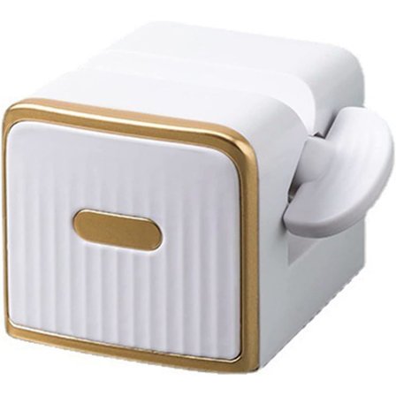 Tandkrämspressare, tandkrämssits, roterande tandkrämsdispenserhållare, sparar tandkräm och krämer