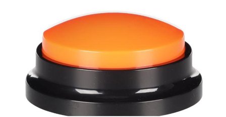 Innspillbare Knapper til Hund - Orange