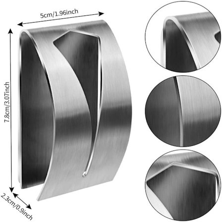 Håndklekrokstativer Selvklebende krok SØLV