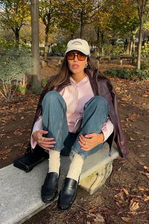 Premium Selection Mocassins en cuir - Chaussures Plates - Noir - EU 36