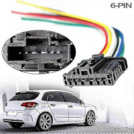 Takavalon liitinpistoke 6-nastainen PEUGEOT 206 207 208 301 307 308 508 2008:lle, kuten kuvassa SZRH