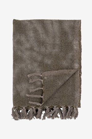 Bloomingville - Ingefära Throw - Grön - Filtar & plädar - Från Homeroom