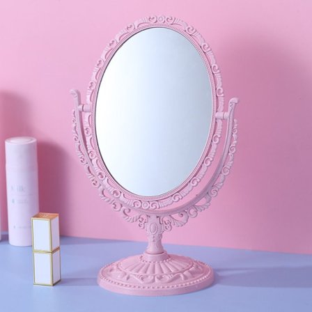 Desktop Sminkspegel Nordic Style Mirror ROSA OVAL OVAL