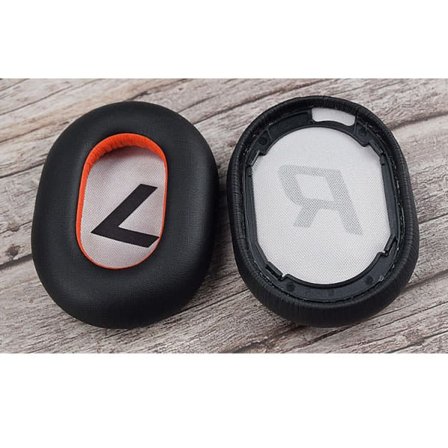 1 par Ersättningsøreputer for Plantronics Backbeat Pro2 8200uc Skumdeksel Svart