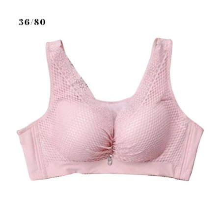 Langattomat rintaliivit naisten hengittävä Push Up Bralette Girl pitsiverkko