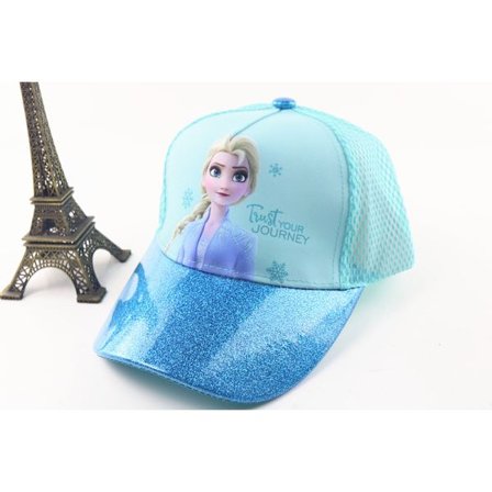 Hatt barn sommarsolskydd mesh hatt tecknad flicka prinsessa mellan och stora barn basebollkeps utomhus duckbill keps