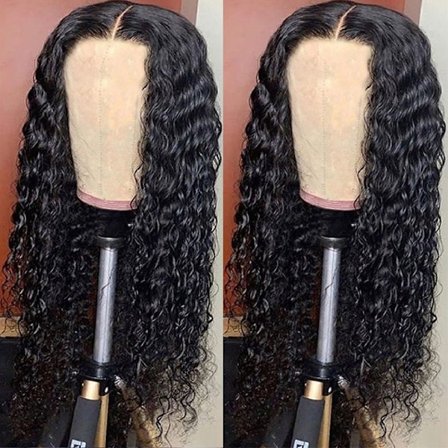 Blonder foran parykk for svarte kvinner brasiliansk jomfru menneskehår dyp