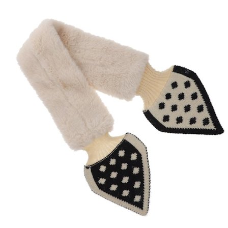 1 Pack Damhals Casual Shrug Wrap Your Heart Shape Liten Elegant Vinterhalsduk Halsduk: Love Neck Plysch Alla hjärtans dag Varm Polka Dot Delikat 