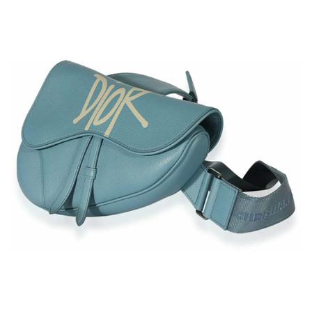 Dior Vintage, Pre-owned Belt Bags Blauw, Dames, Maat:ONE Size,leer