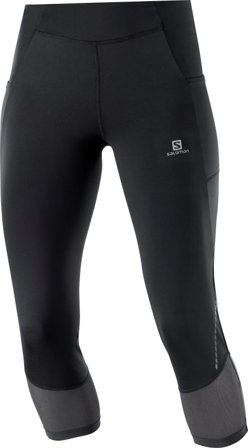 Salomon Women's Cross Run 21'' Tight Women workout trousers Black M