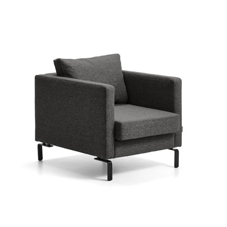 Lænestol HARMONY, stof GAVA, antracit