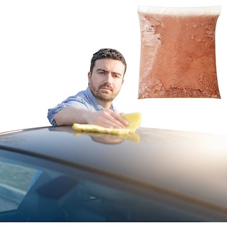 Glaspolering, Fönsterruta Reparationspulver, Glaspolering Bilrepning, Glasfönsterpolering, 100g Rött Pulver