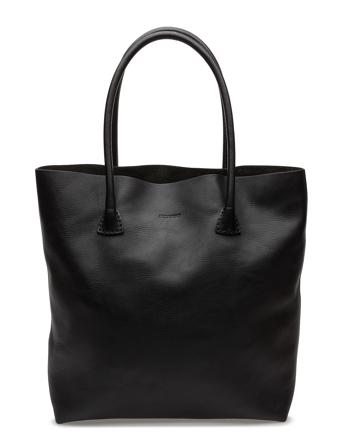 Elsa Plain Tote Shopper Väska Svart Decadent