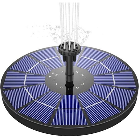 Solcelledrevet springvand 3,5W solcelledrevet dam pumpe med indbygget solpanel