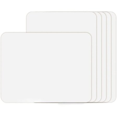 Magnetisk whiteboardtavle for kjøleskap 6-pakning Hvit