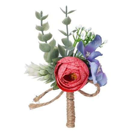 Brudebuket Corsage Håndlavet Mænds Kvinders Dragt Dekoration Til Bryllup Proms Fester