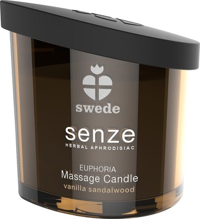 Swede Euphoria Massage Candle Vanilla Sandalwood 50 ml, Sport & Velvære, Massage, Massagelys