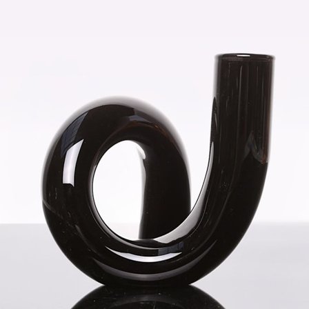 Glassvase Klar blomstervase SVART