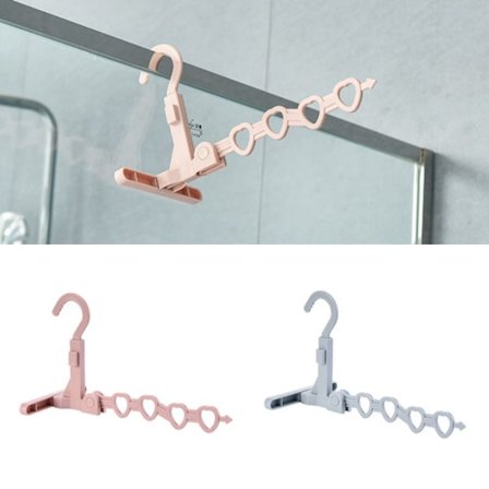 2 stk. Klesstativ Sammenleggbart Kleshengere Hengende Stativ