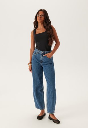 VERO MODA - Vmbillie Hr Barrel Ank Js - Medium Blue Denim - Kläder - - Bubbleroom